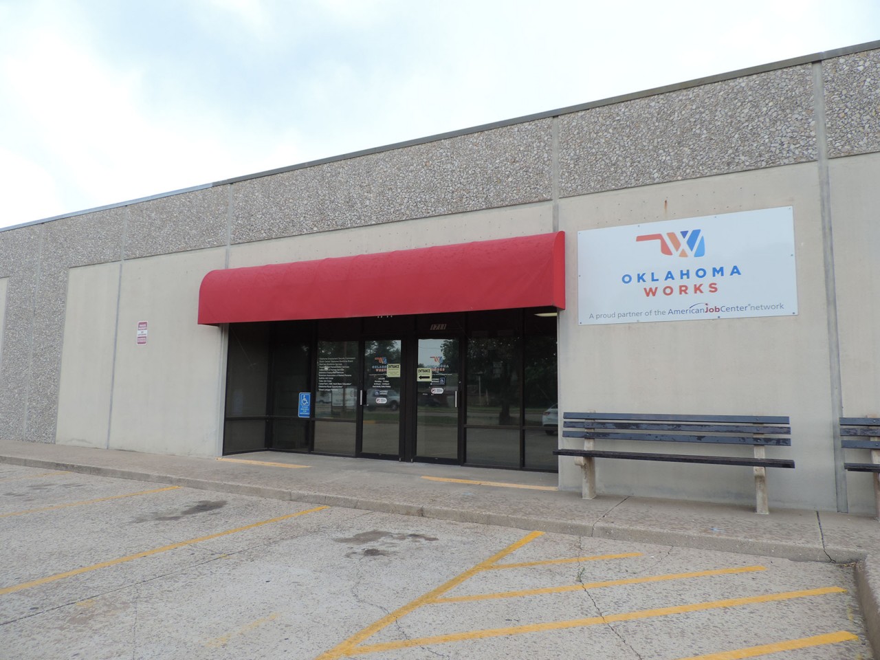 Office exterior view from the street or parking area.