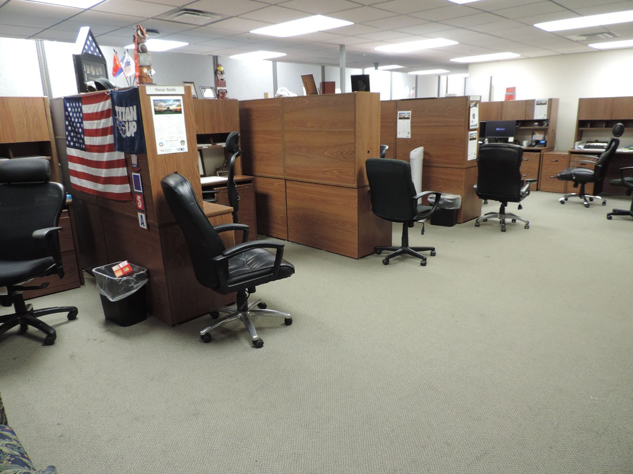 After checking in, eligible veterans/spouses may receive individualized career services in this veterans area.