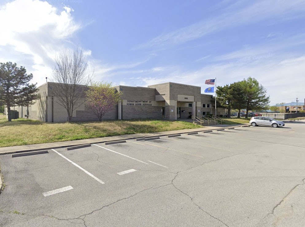 Office exterior view from the street or parking area.