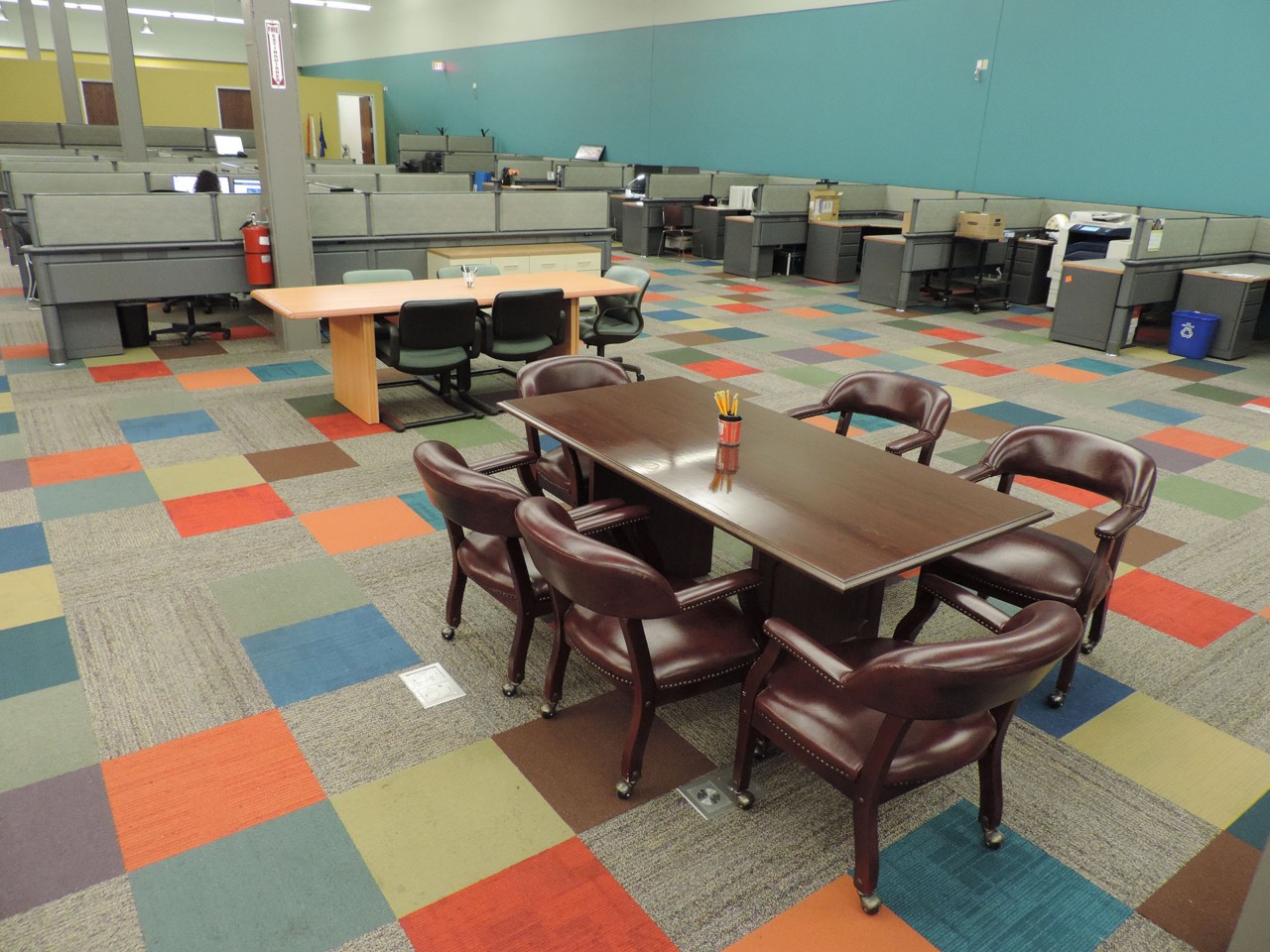 Meeting or interview area for individuals or employers to utilize.
