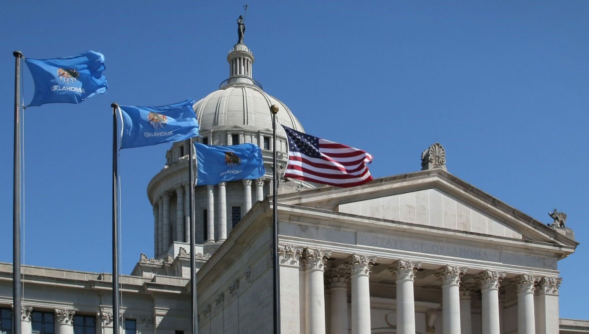 Capitol flags