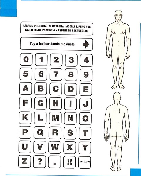 Pictures to help individuals communicate in their wants, needs, and thoughts in Spanish