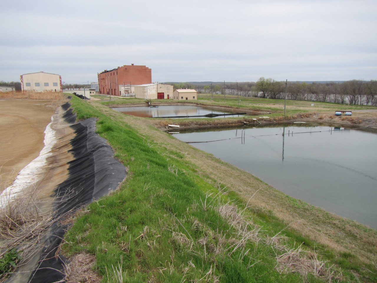 Fansteel Metals site showing buildings and progress