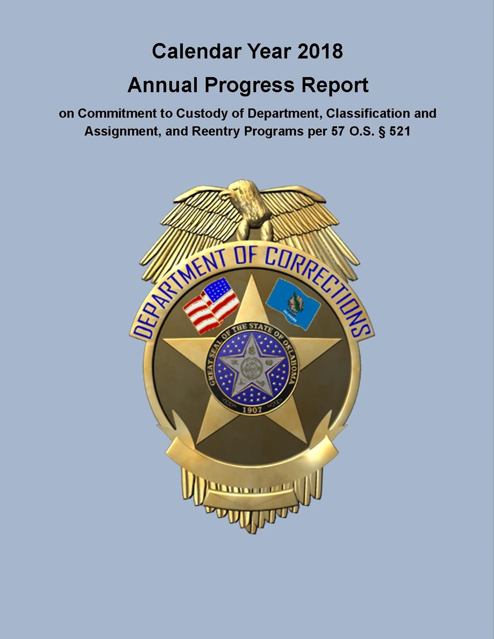 Calendar Year 2018 Annual Progress Report