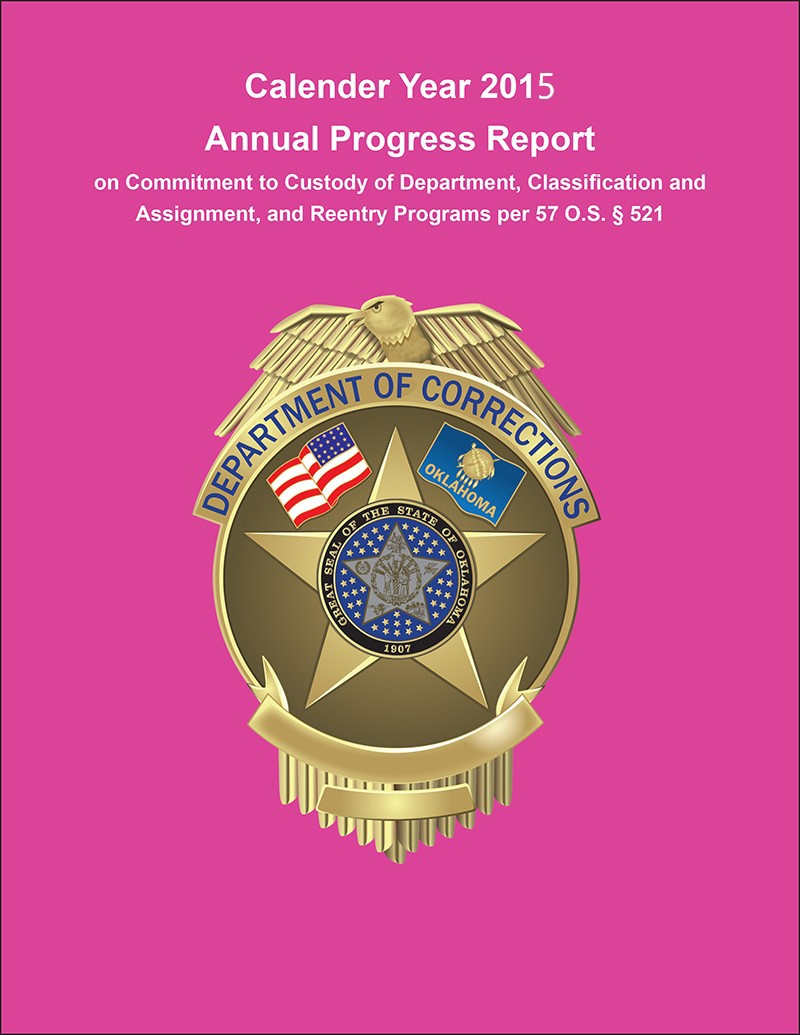 Calendar Year 2015 Annual Progress Report