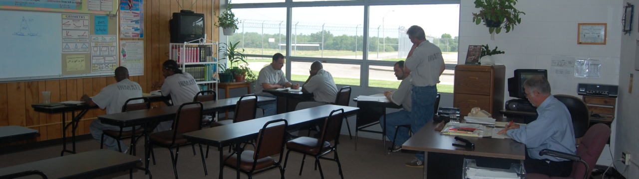 Classroom at DOC facility