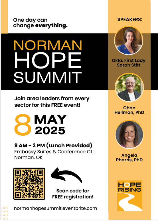 Norman Hope Summit- May 8 2025 - 9am - 3pm - normanhopesummit.eventbrite.com