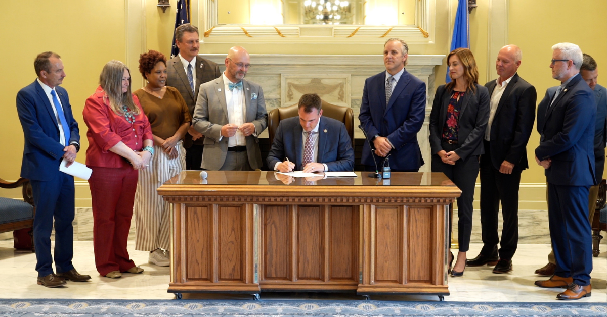 Governor Stitt Signing HB 1146