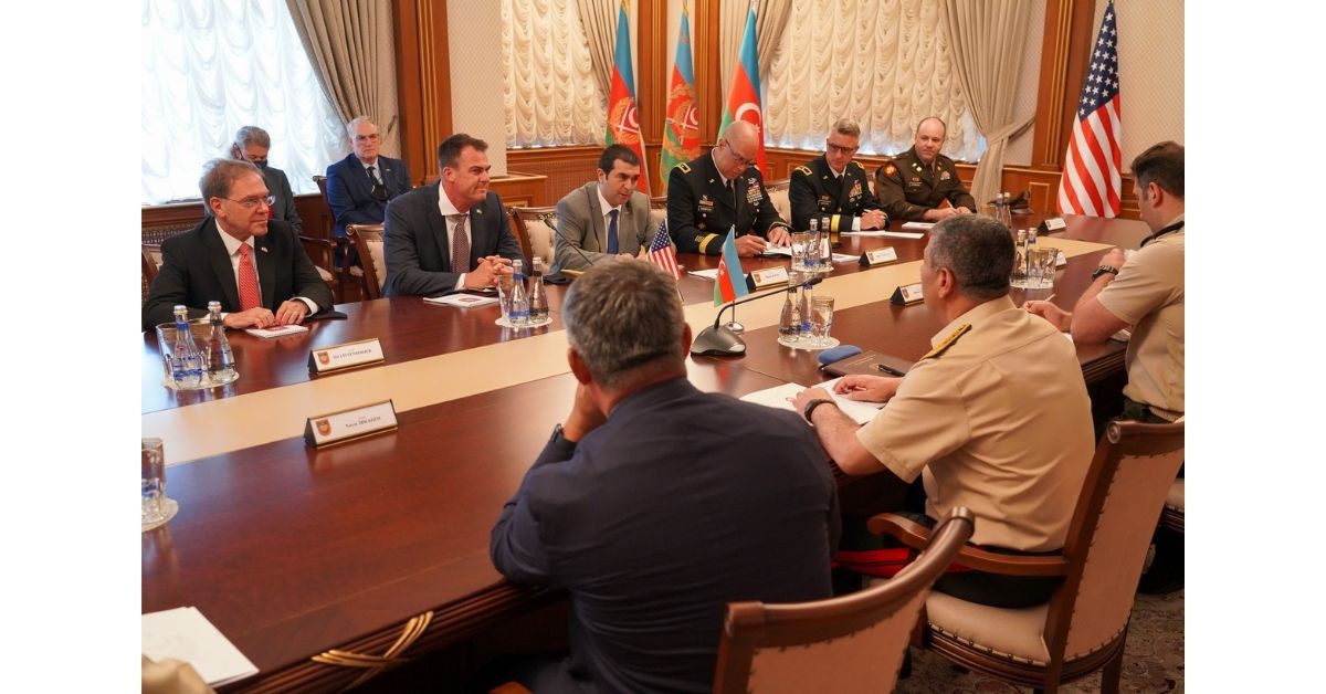 Oklahoma meeting with Azerbaijan Minister Defense