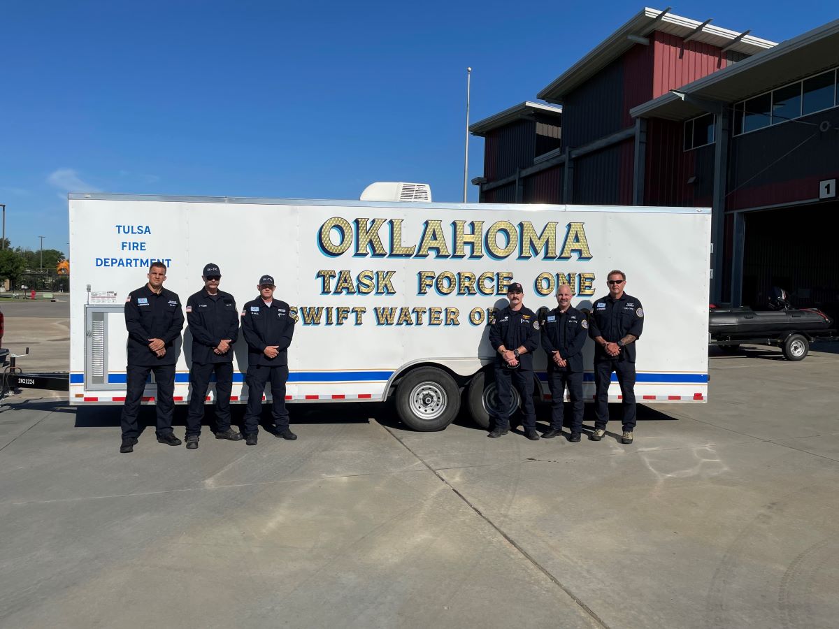 Governor Stitt Sends Task Force 1 to Assist Texas