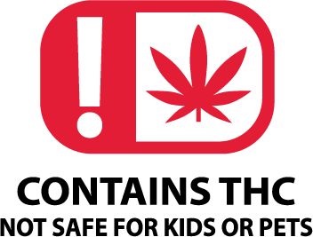 Contains THC Not Safe for Kids or Pets