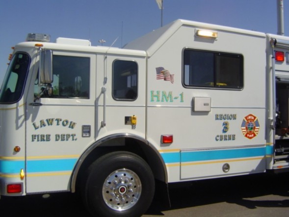 Regional CBRNE Unit Lawton Fire Department truck