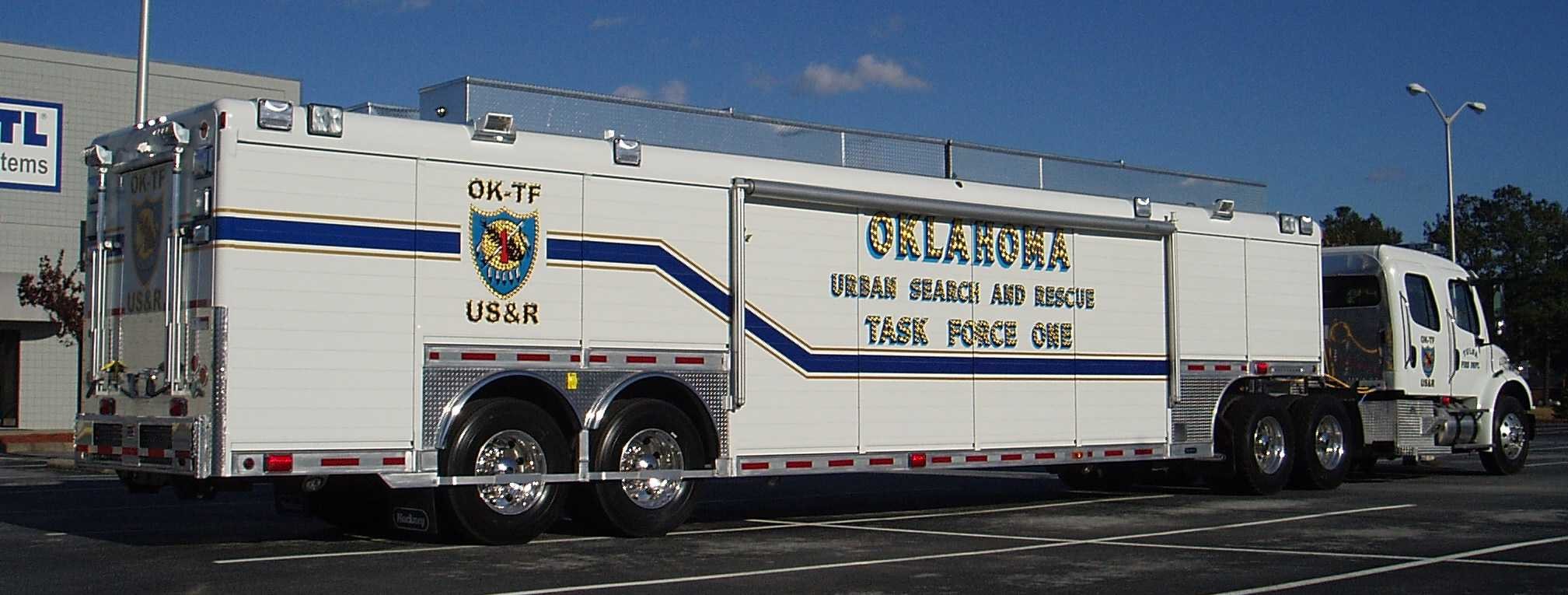 Urban Search Rescue Cab and Trailer Oklahoma City Urban Search Rescue Cab and Trailer