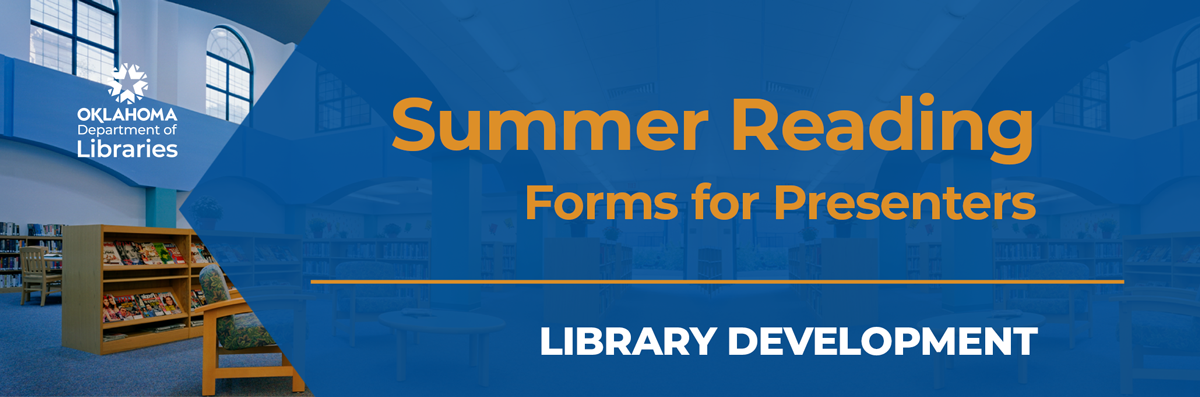 Summer Reading Performers Submission Forms