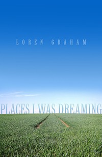 book cover with text, "Places I Was Dreaming"