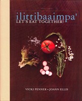 book cover with text, "Ilittibaaimpa, Let's Eat Together"
