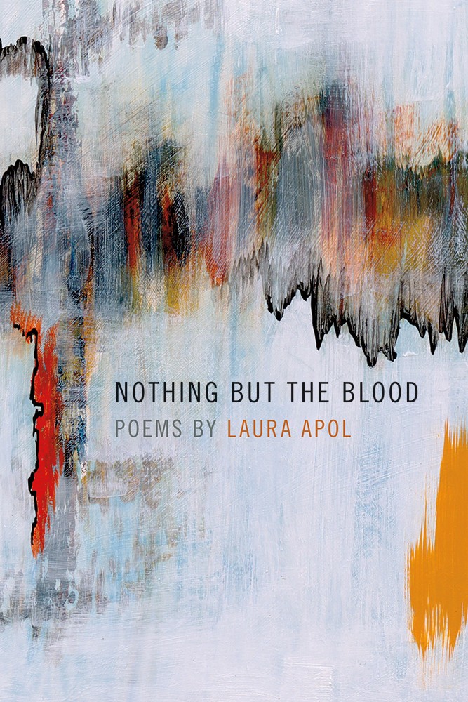 book cover with text, "Nothing but the Blood"