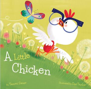 book cover with the title, "A Little Chicken"