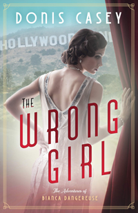 book cover with text, "The Wrong Girl"