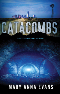 bookcover with "catacombs" on the cover