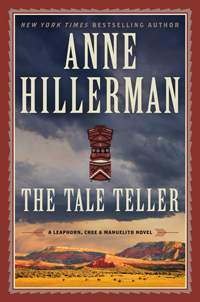 book cover with text, "The Tale Teller"
