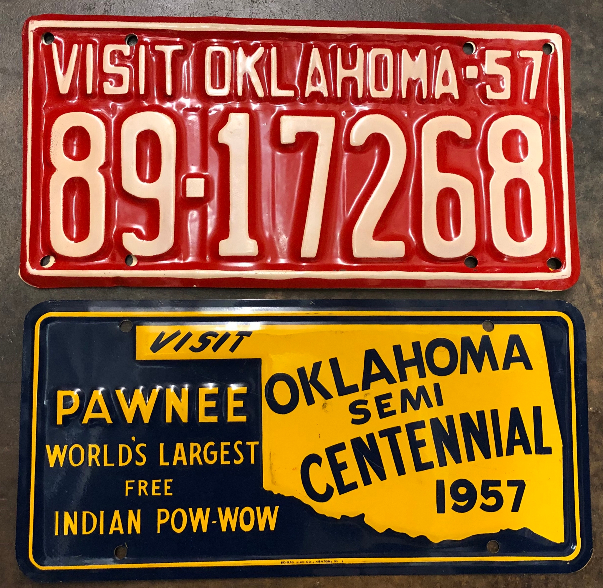commemorative Semi-Centennial license plates commemorative Semi-Centennial license plates