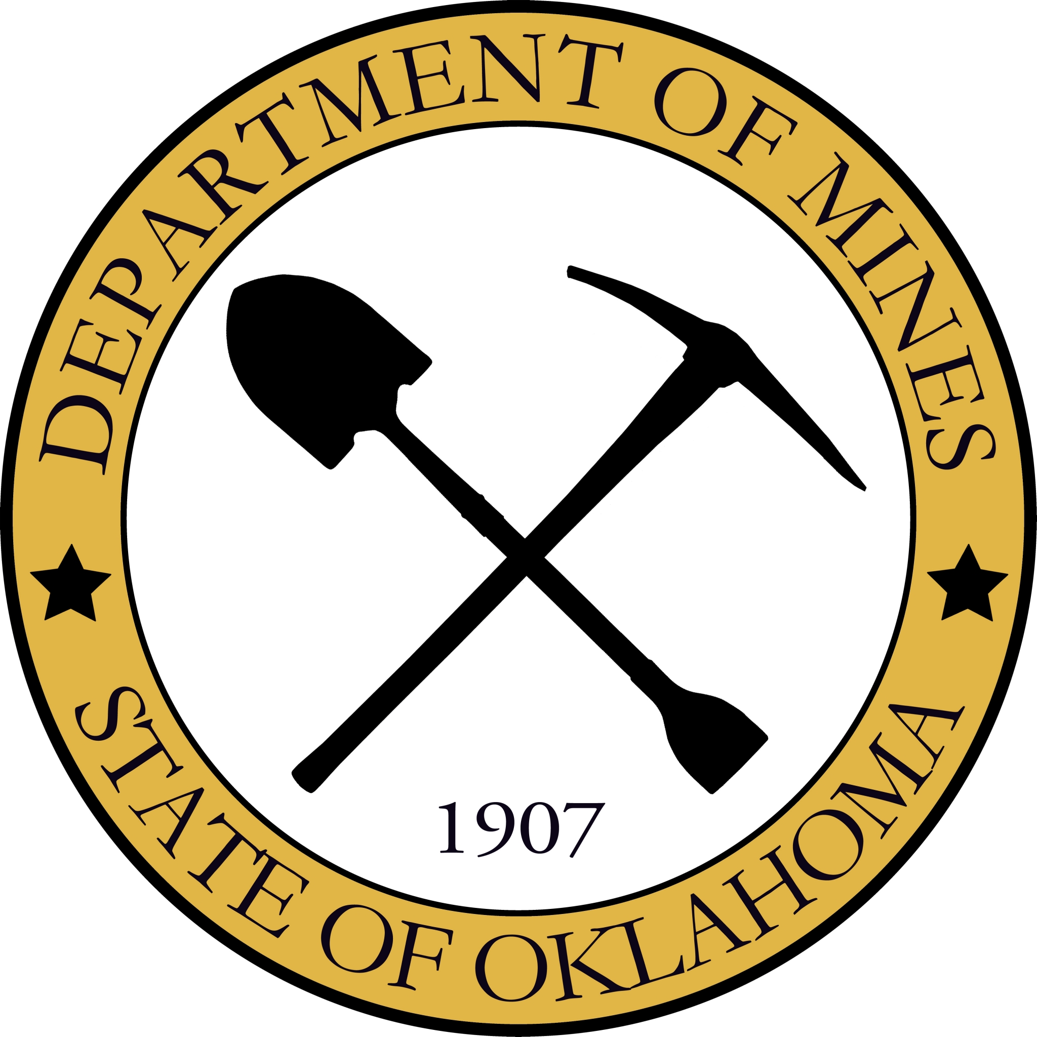 Oklahoma Department of Mines Logo
