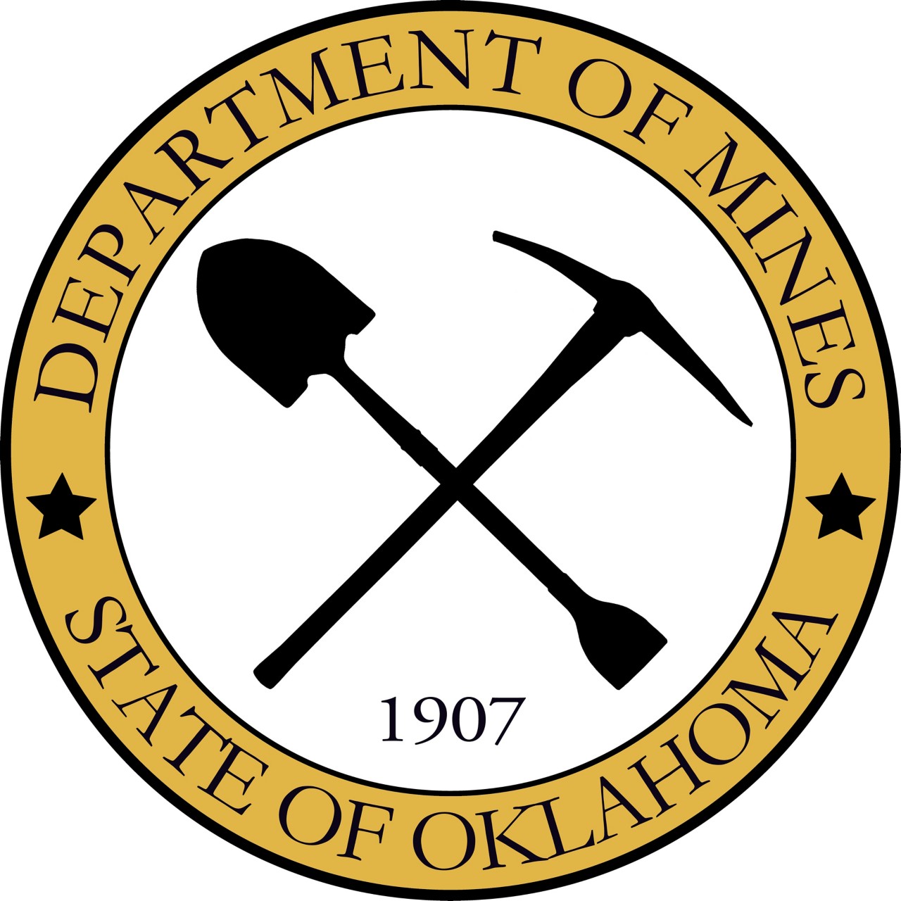 Oklahoma Department of Mines Logo