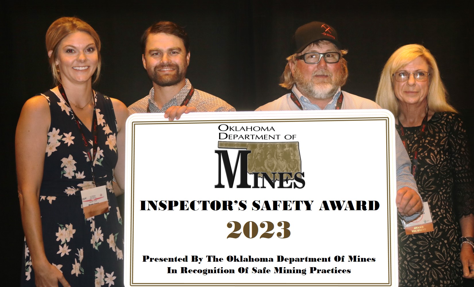 Small Mine Safety Award Winner -C- Farms, Inc. (Permit Number LE-2306)
