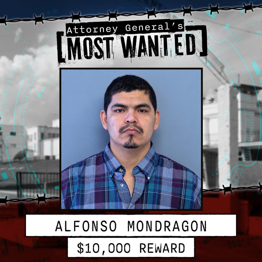 Alfonso Mondragon $10,000 Reward