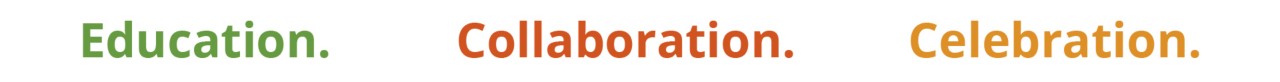 Education, Collaboration, and Celebration, the 3 core values of the Oklahoma Commission for Status of Women