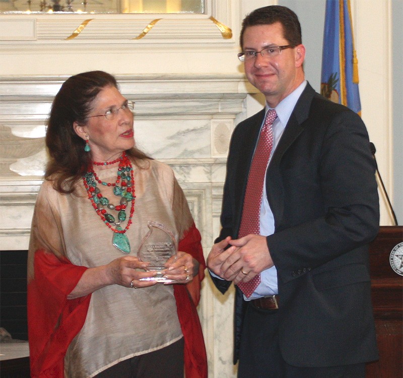 Speaker of the House of Representatives, Kris Steele was a Guardian Award Receipient in the year 2012