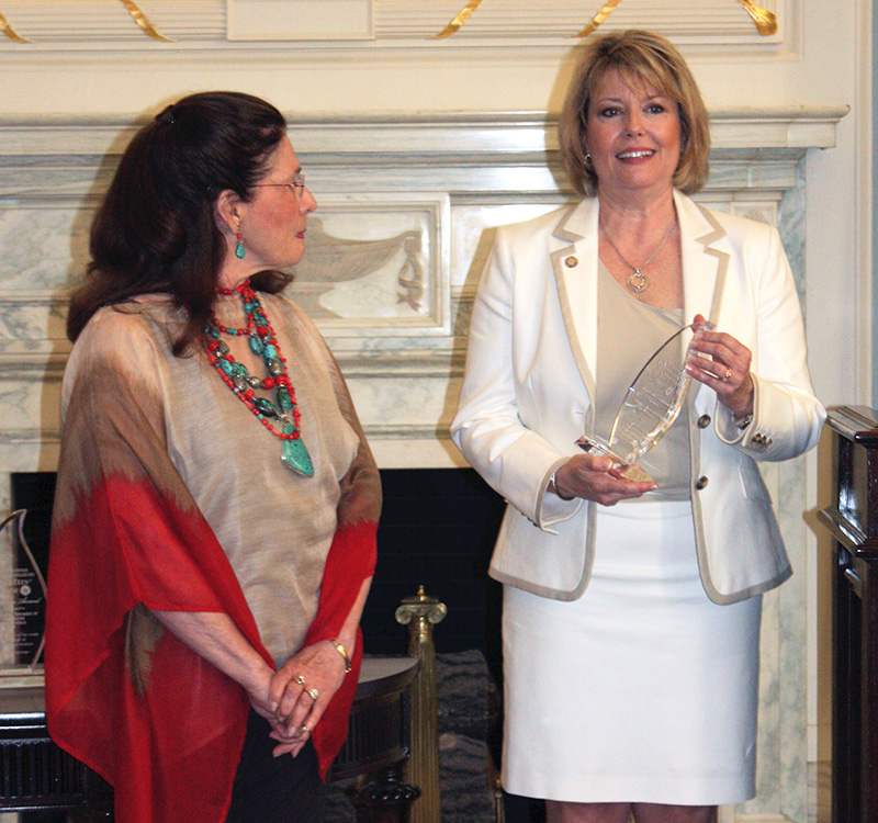 Representative Pam Peterson was a Guardian Award Receipient in the year 2012