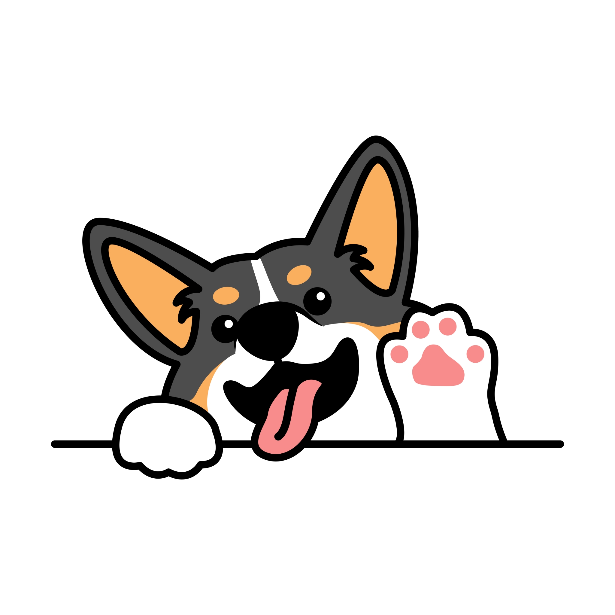 PUP Dog 2 cartoon puppy