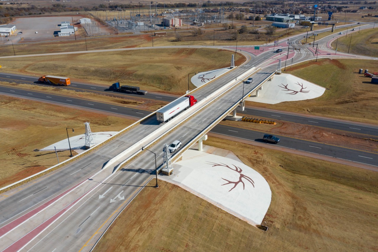 I-40 and SH-6 Diverging Diamond Interchange in Elk City