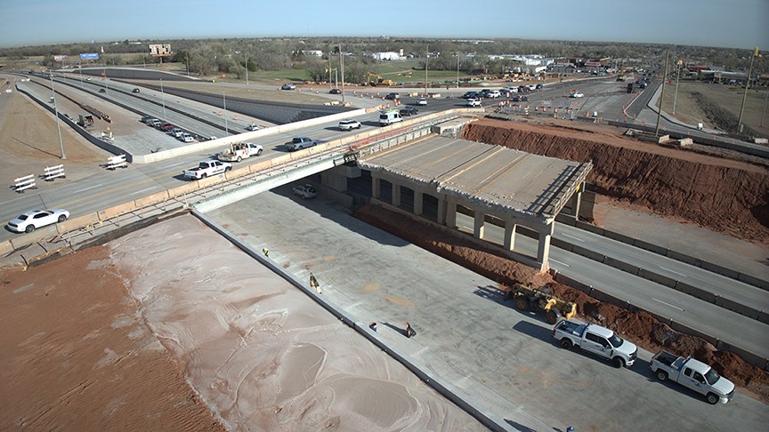I-40 Douglas Interchange Drone Photos