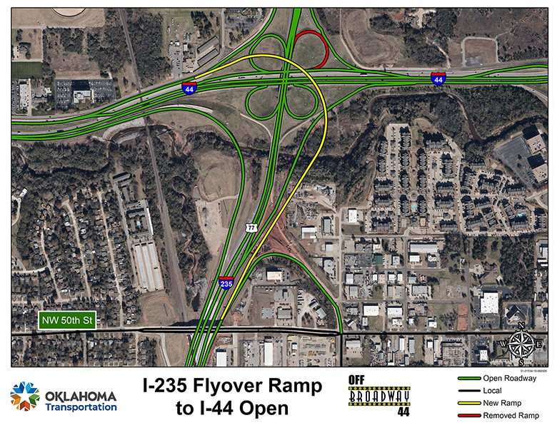 I-235 flyover ramp