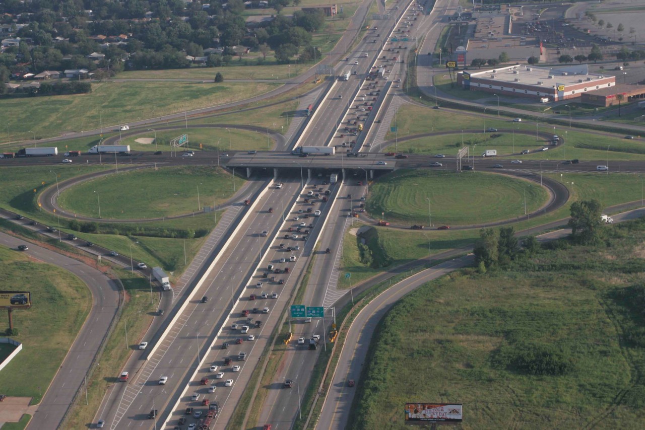 Upcoming projects for the I-35/I-240 Crossroads interchange advanced to FFY 2023 in the Eight-Year Construction Work Plan and will modernize this area with flyover ramps and improved traffic flow.