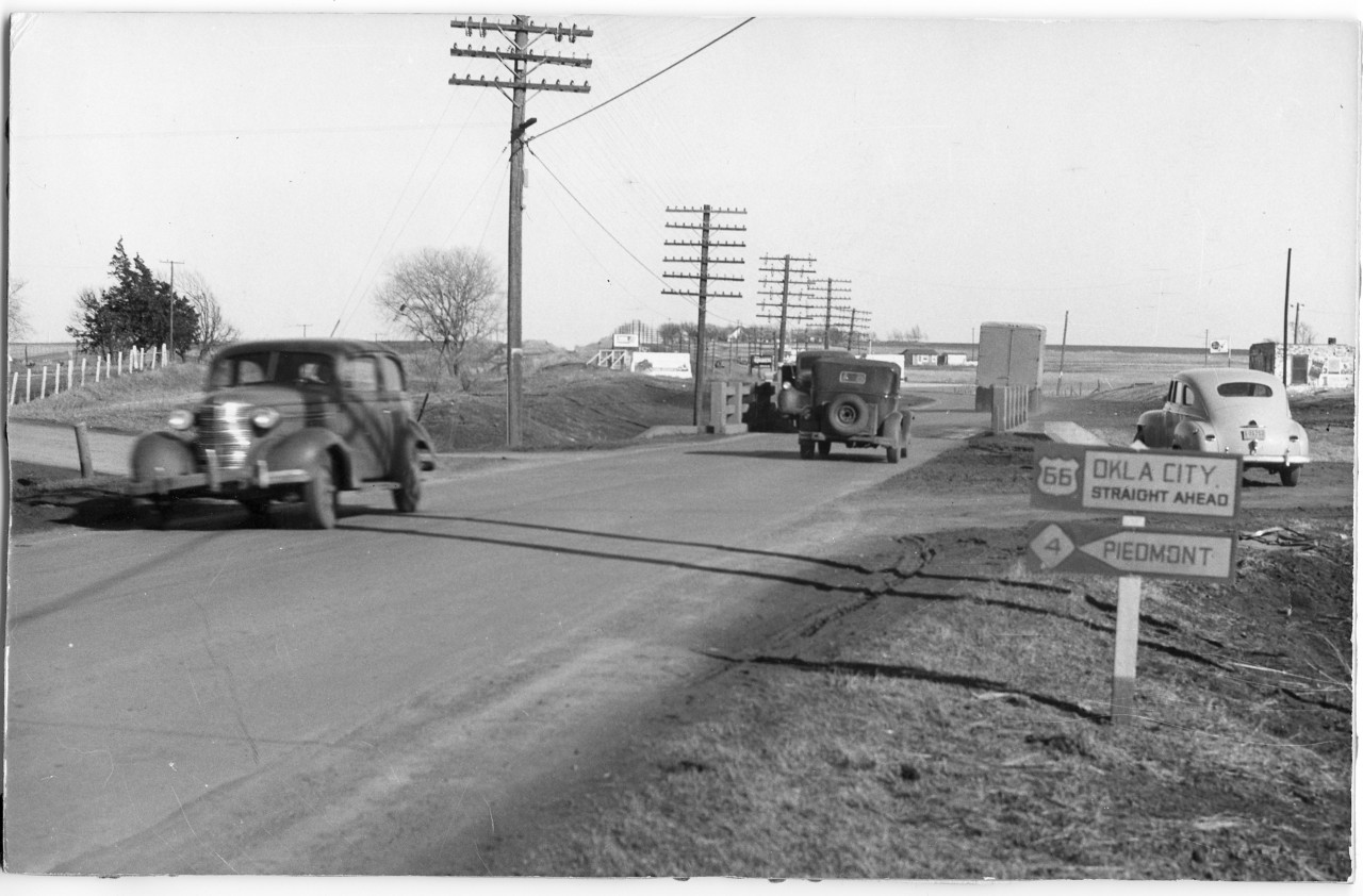 Route 66 original road sign