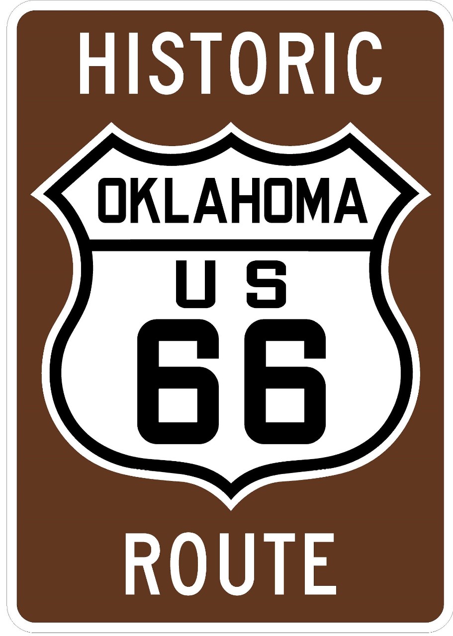 New Route 66 signage