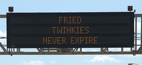 Work Zone Wednesday   Fried Twinkies Never Expire  You Don't Need to speed to the Fair