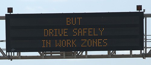 Work Zone Wednesday   Hate to be labor the point    But Drive safely in work zones