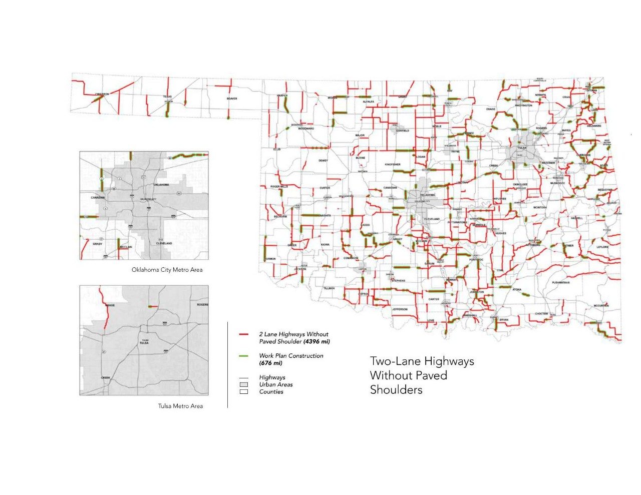 System Conditions- Highways without paved shoulders
