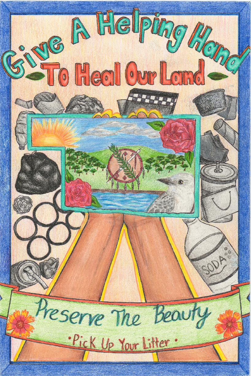 Give A Helping Hand To Heal Our Land Preserve The Beauty Pick Up Your Litter