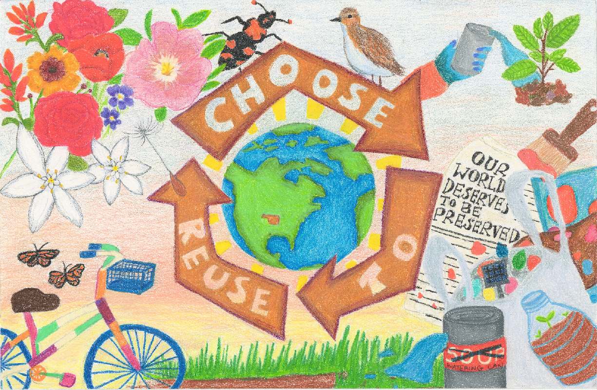 CHOOSE TO REUSE – OUR WORLD DESERVES TO BE PRESERVED
