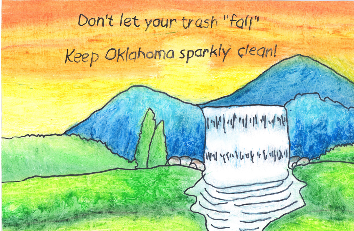 DON’T LET YOUR TRASH “FALL” KEEP OKLAHOMA SPARKLY CLEAN!