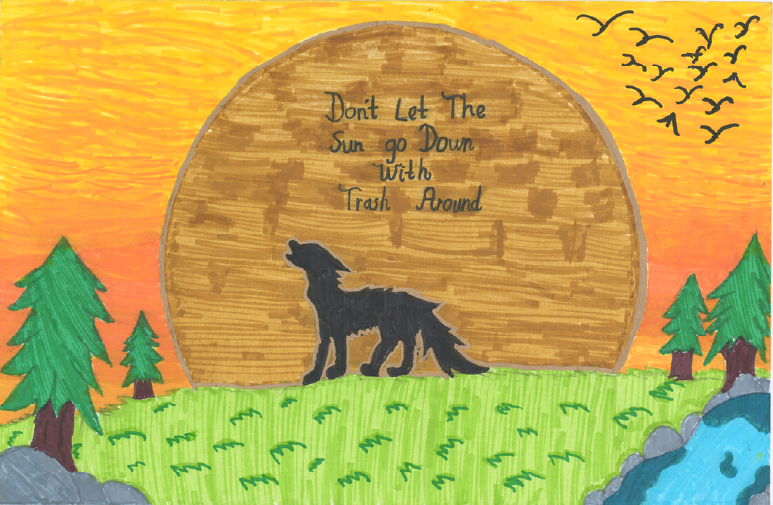 Winning poster by Harper Highful for 2022 calendar
