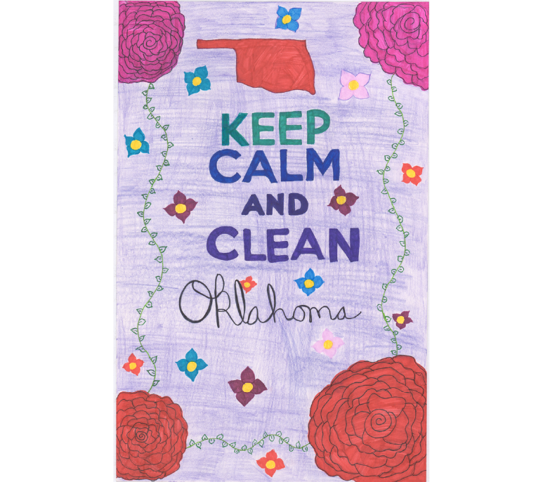 Winning poster by Chaselynn Ezell for 2022 calendar