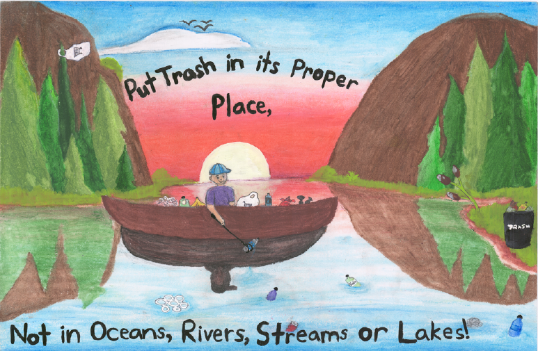 Winning poster by Madison Brunner for 2022 calendar