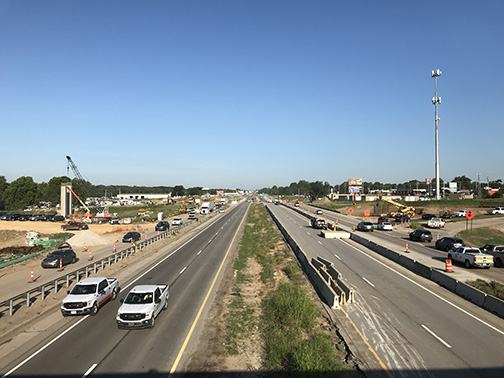 I-44, US-75 one lane traffic